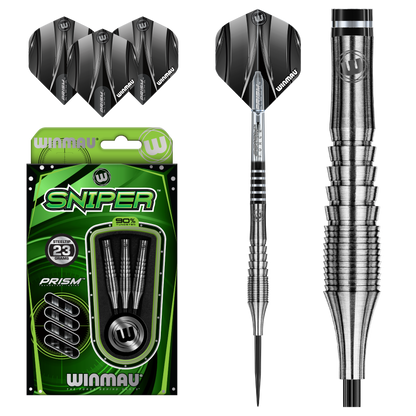 Winmau Sniper Style 1 90% Tungsten Steel Tip Dart Set
