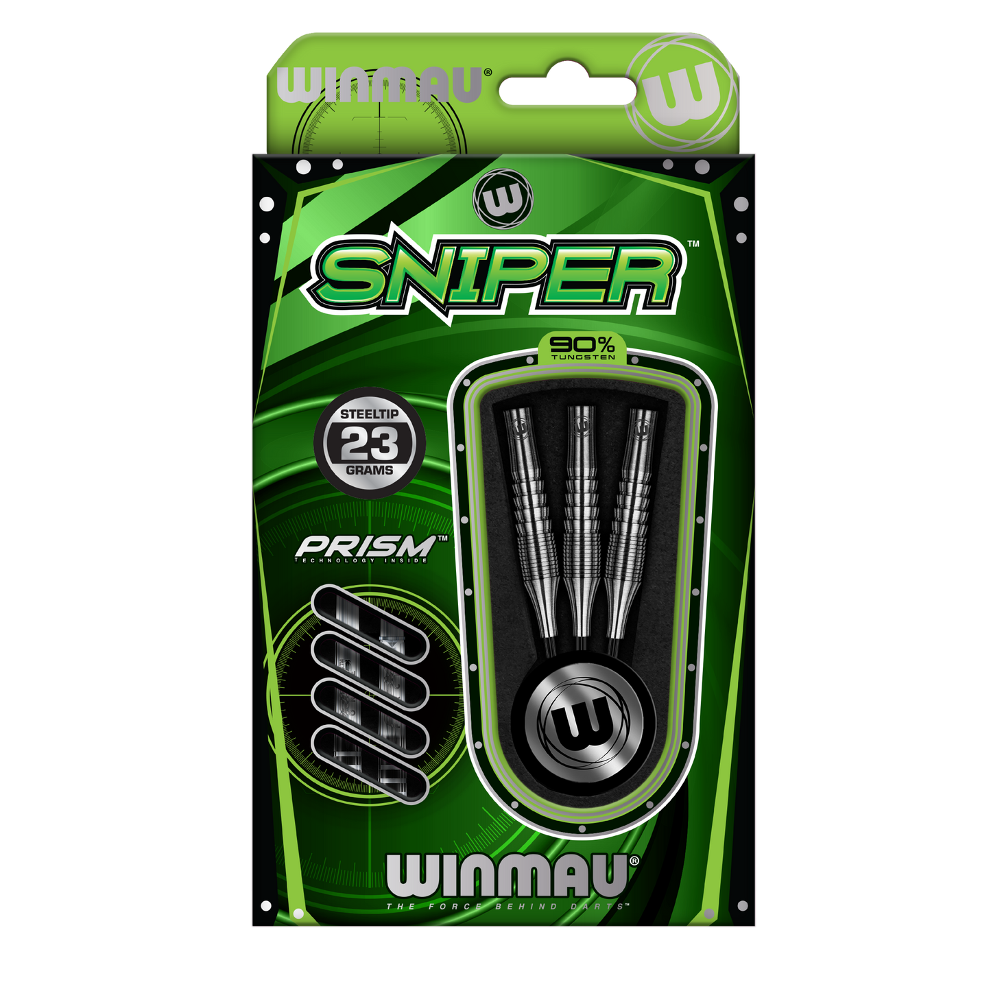 Winmau Sniper Style 1 90% Tungsten Steel Tip Dart Set