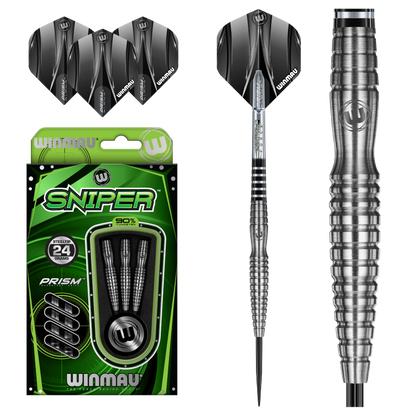 Winmau Sniper Style 2 90% Tungsten Steel Tip Dart Set