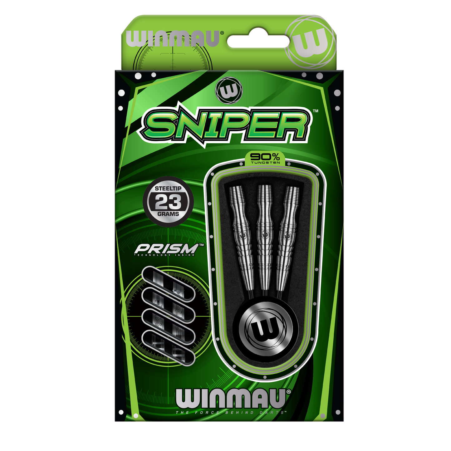 Winmau Sniper Style 3 90% Tungsten Steel Tip Dart Set