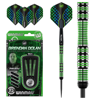 Winmau Brendan Dolan 90% Tungsten Steel Tip Dart Set