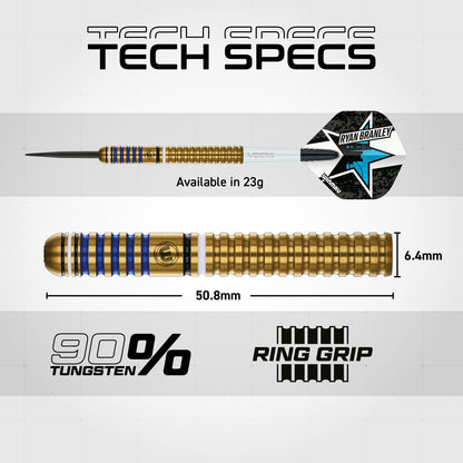 Winmau Ryan Branley Signature 90% Tungsten Steel Tip Dart Set