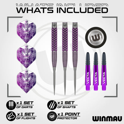 Winmau John Brown 90% Tungsten Steel Tip Dart Set