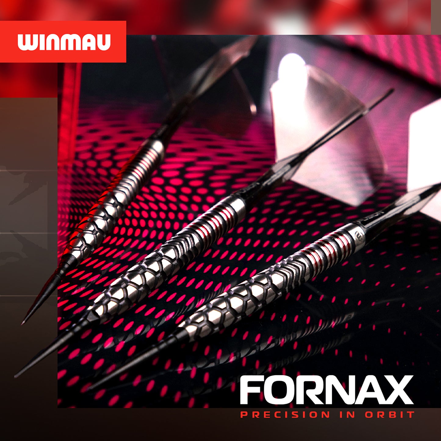 Winmau Fornax Tapered 90% Tungsten Switch Point Steel Tip Dart Set