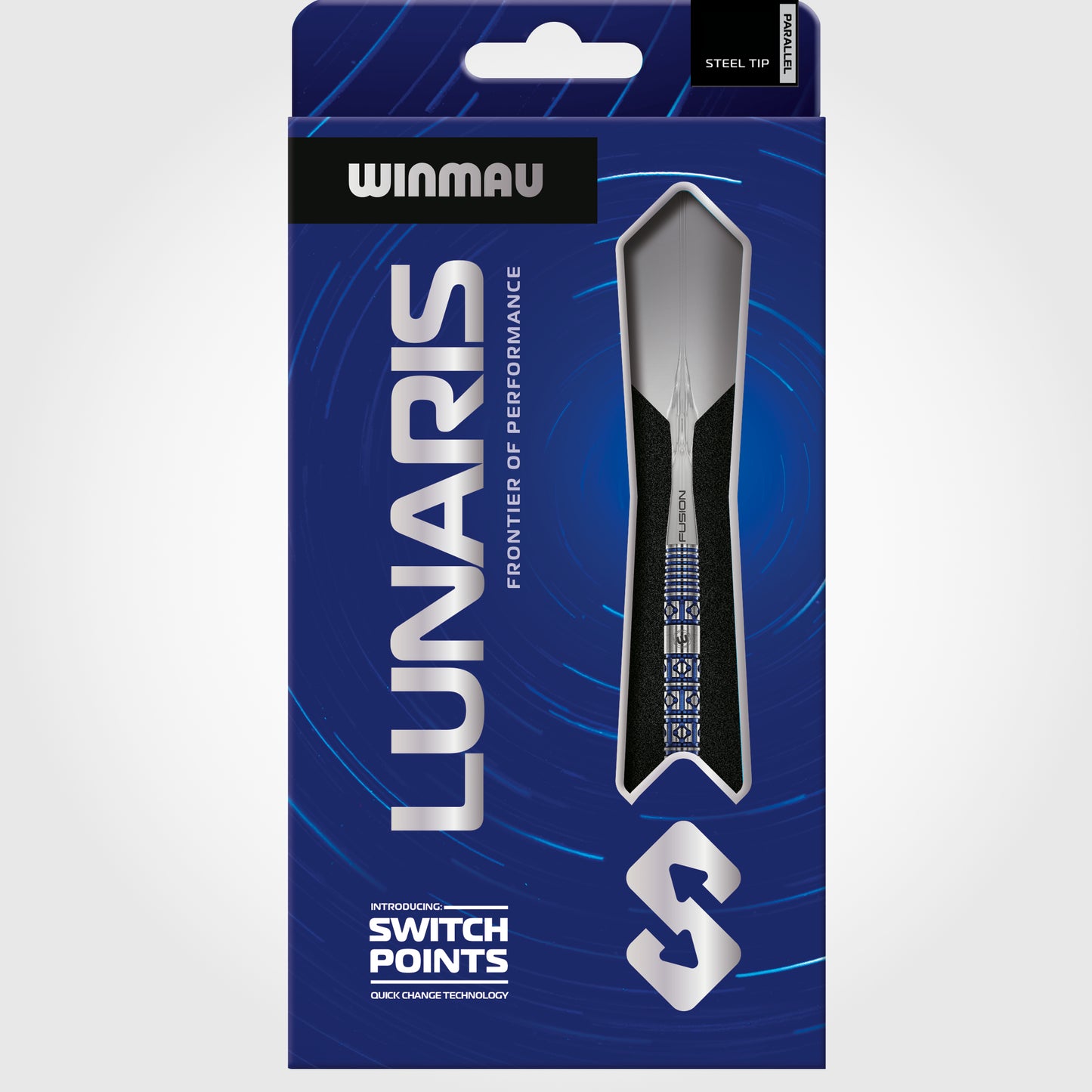 Winmau Lunaris Parallel 90% Tungsten Switch Point Steel Tip Dart Set