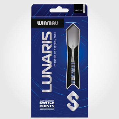 Winmau Lunaris Tapered 90% Tungsten Switch Point Steel Tip Dart Set