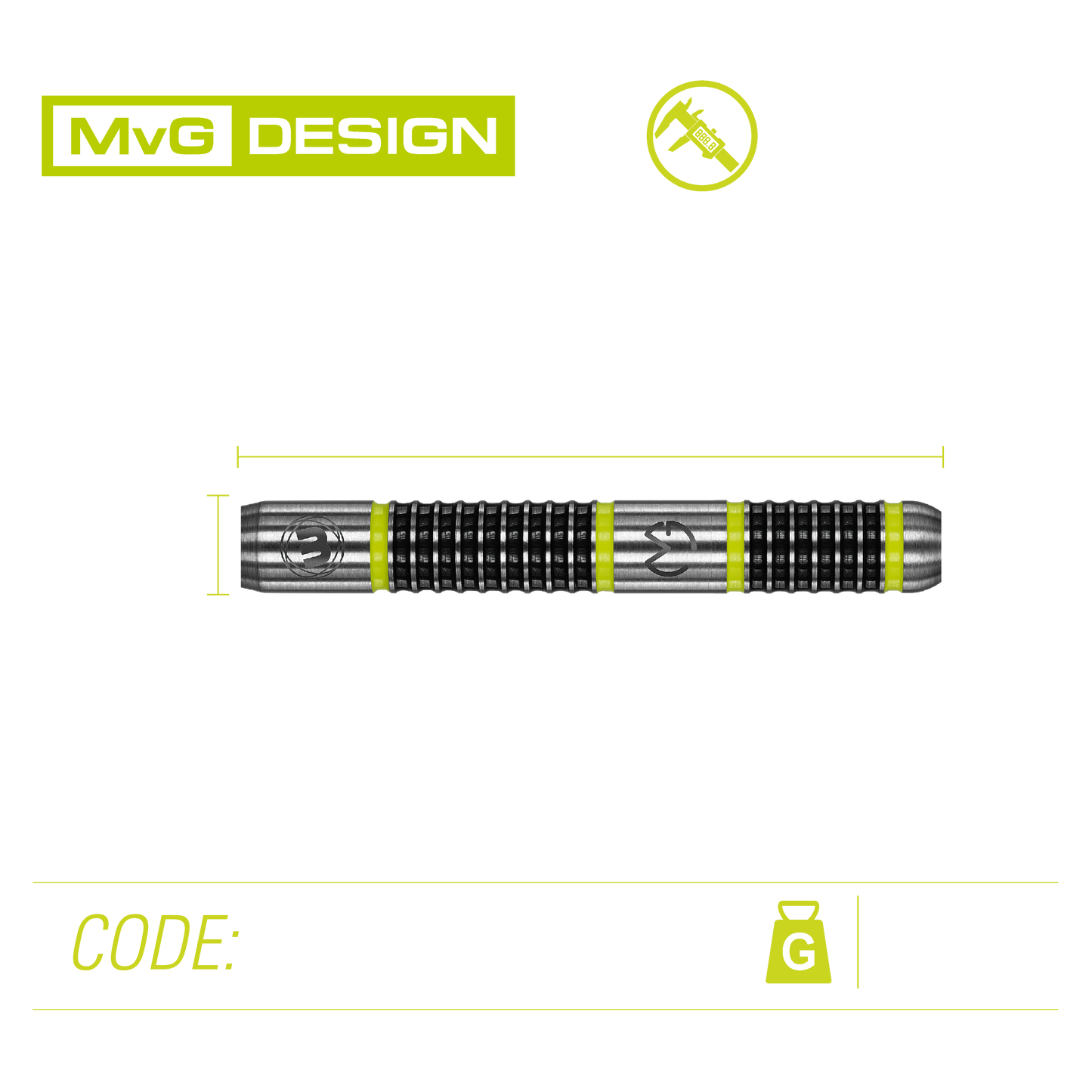 Winmau Michael Van Gerwen Aspire Steel Tip Dart Set image 2