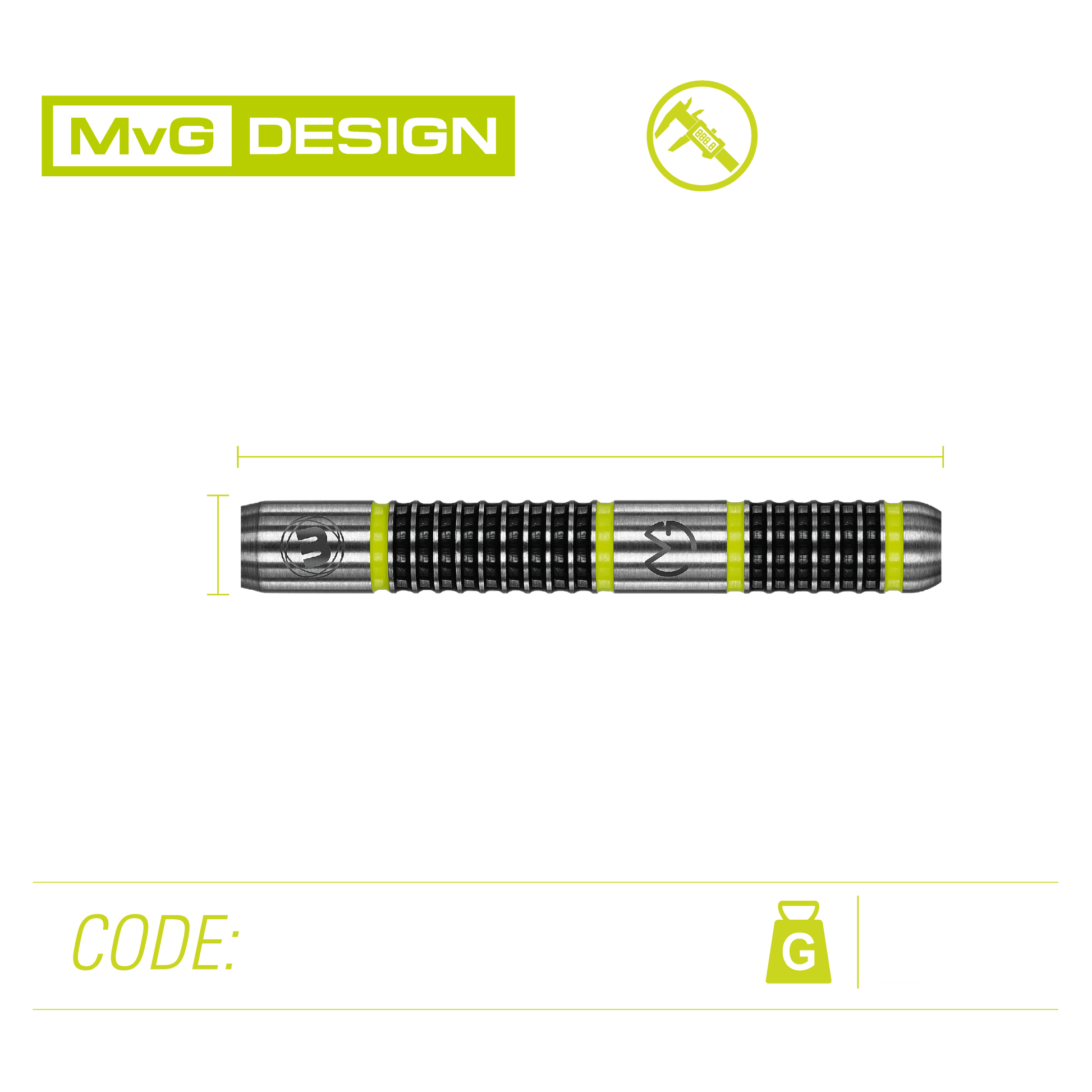 Winmau Michael Van Gerwen Aspire Steel Tip Dart Set image 2