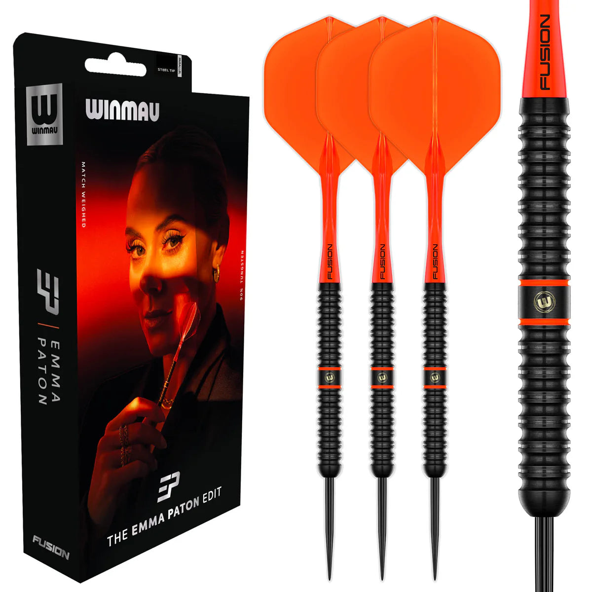 Winmau Emma Paton 90% Tungsten Steel Tip Dart Set