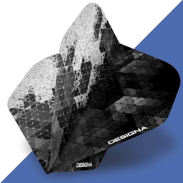 Designa Dark Thunder V2 Black Steel Tip Dart Set image 5