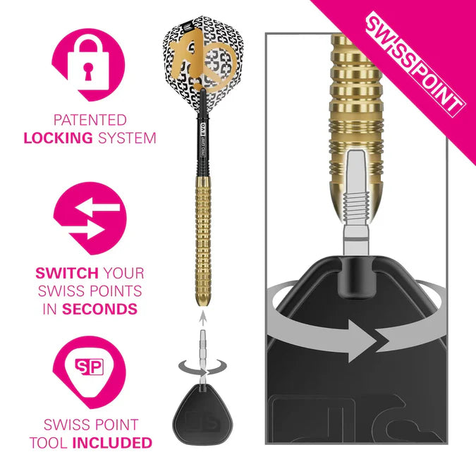 Target Bolide Envy 04 90% Tungsten Swiss Point Steel Tip Dart Set