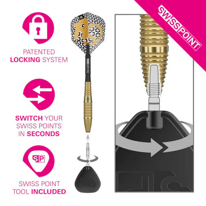 Target Bolide Envy 05 90% Tungsten Swiss Point Steel Tip Dart Set