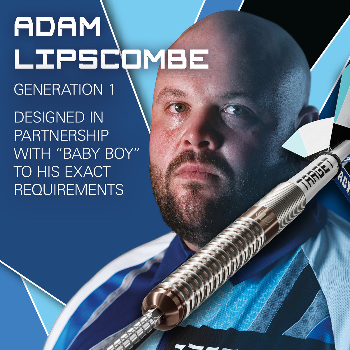 Target Adam Lipscombe 90% Tungsten Swiss Point Steel Tip Dart Set