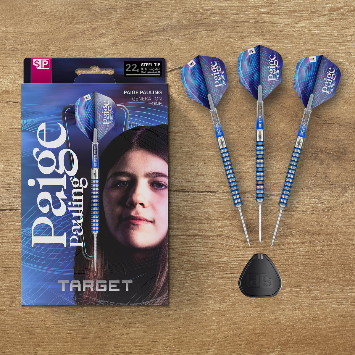 Target Paige Pauling 90% Tungsten Swiss Point Steel Tip Dart Set
