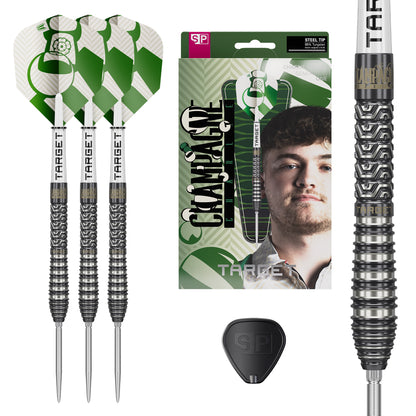 Target Charlie Manby 95% Tungsten Swiss Point Steel Tip Dart Set