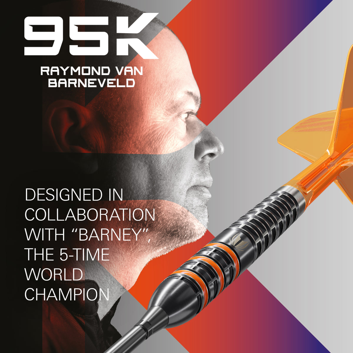 Target Raymond Van Barneveld 95K 95% Tungsten Swiss Point Steel Tip Dart Set