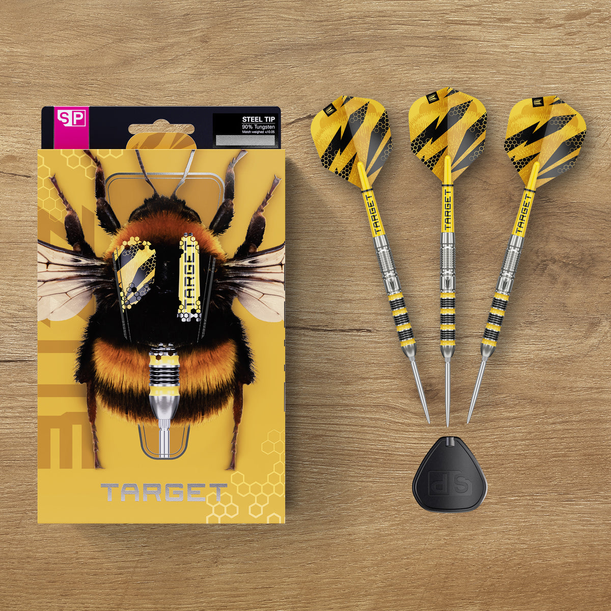 Target Buzz 01 90% Tungsten Swiss Point Steel Tip Dart Set