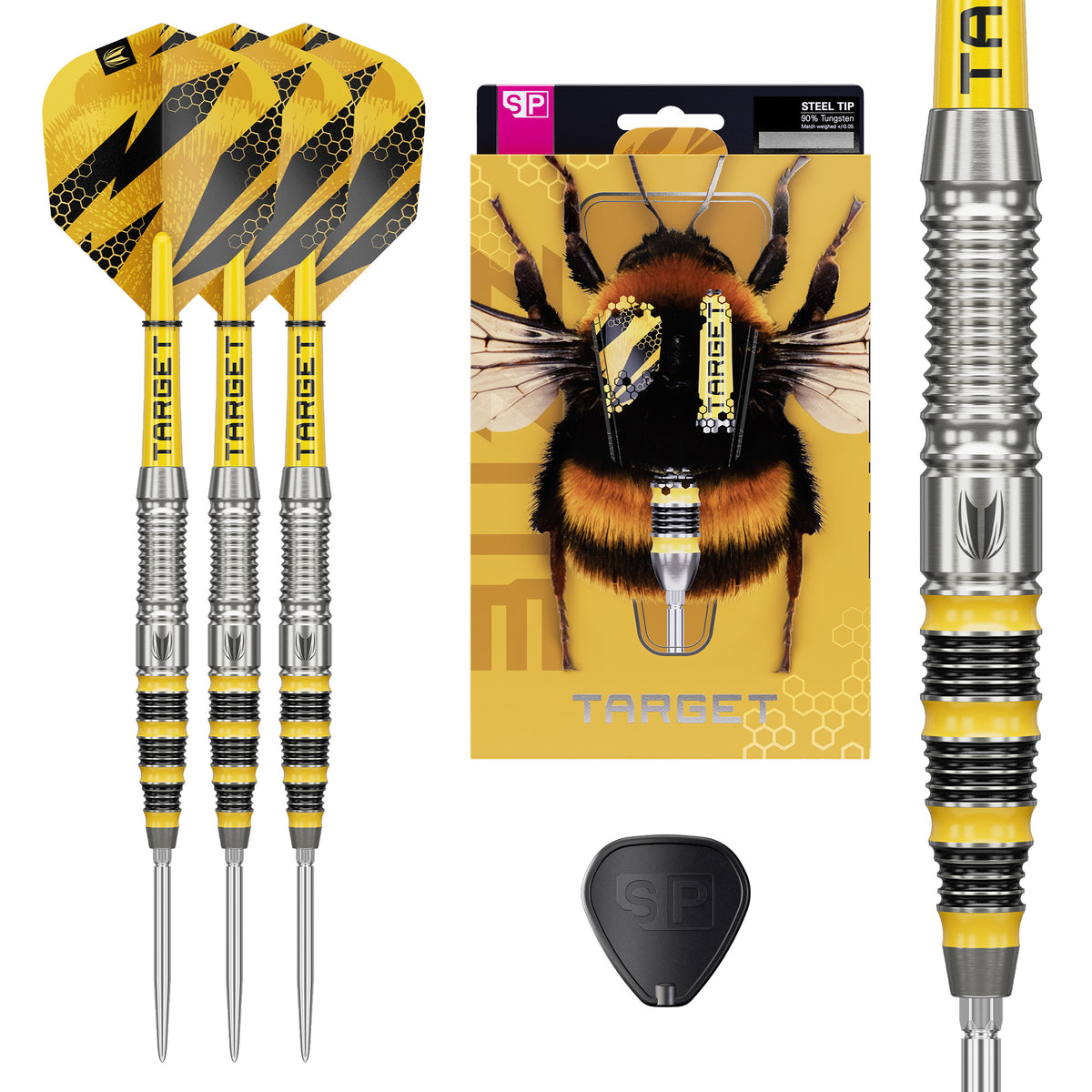 Target Buzz 03 90% Tungsten Swiss Point Steel Tip Dart Set