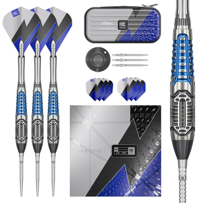 Target Phil Taylor Power Chrono 95% Tungsten Swiss Point Steel Tip Dart Set