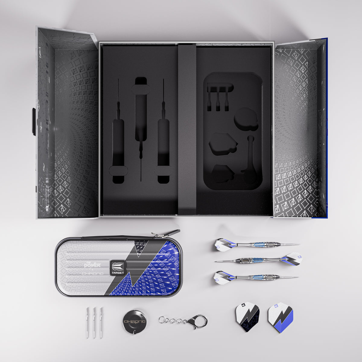Target Phil Taylor Power Chrono 95% Tungsten Swiss Point Steel Tip Dart Set