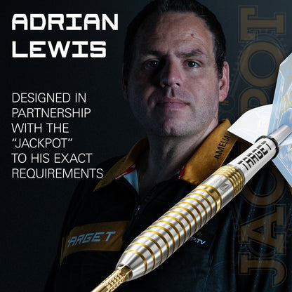 Target Adrian Lewis Showdown 95% Tungsten Swiss Point Steel Tip Dart Set