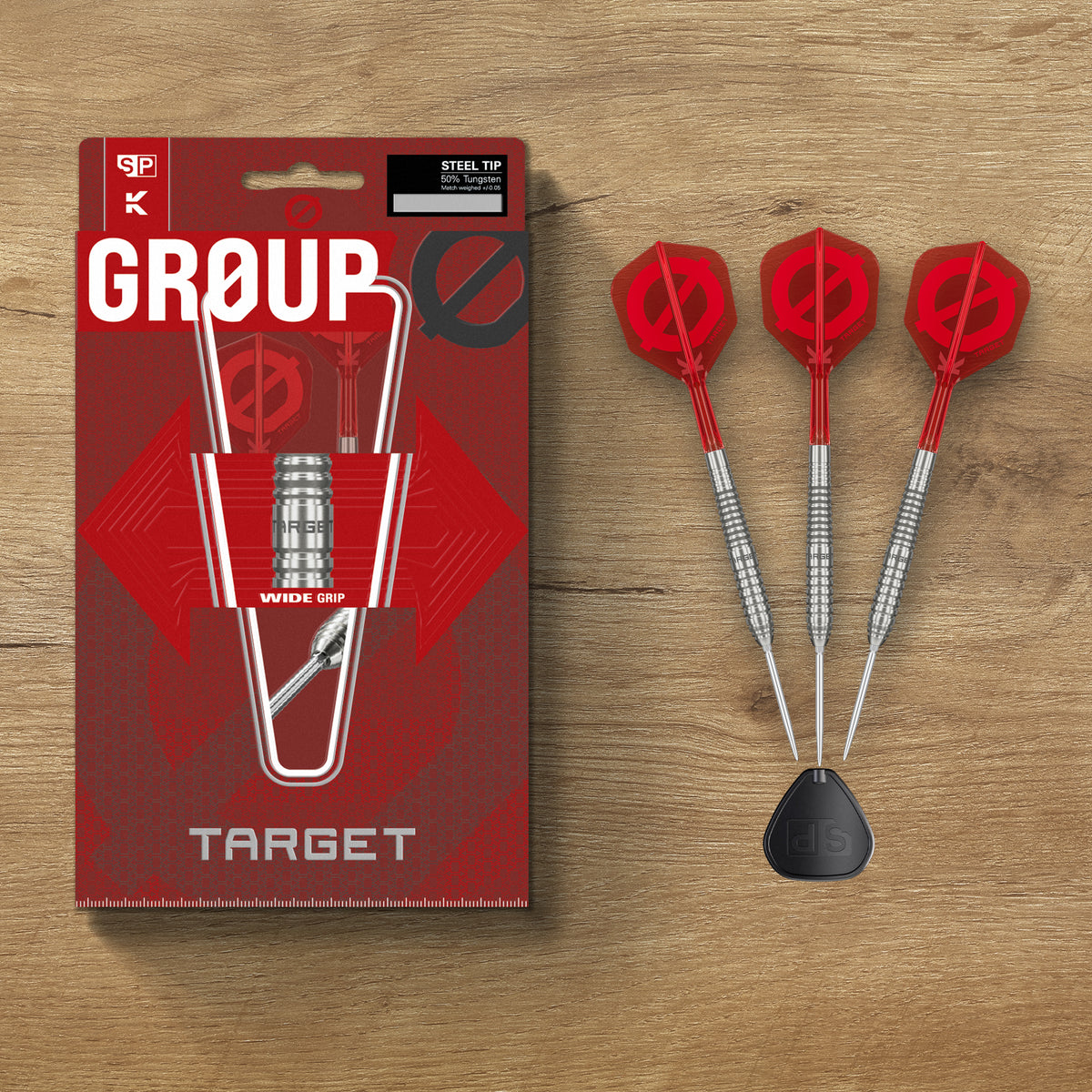 Target Group Ø 01 50% Tungsten Swiss Point Steel Tip Dart Set