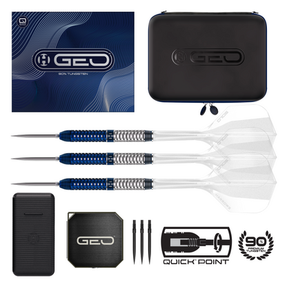 Harrows Geo 01 Parallel 90% Tungsten Quick Point Dart Set