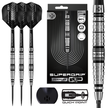 Harrows Supergrip Torpedo 90% Tungsten Quick Point Steel Tip Dart Set