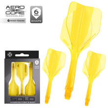 Harrows Solo Yellow No6 Integrated Flights & Shafts