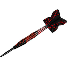 Mission Lava Black & Red Electro Plated 95% Tungsten Steel Tip Dart Set image 1
