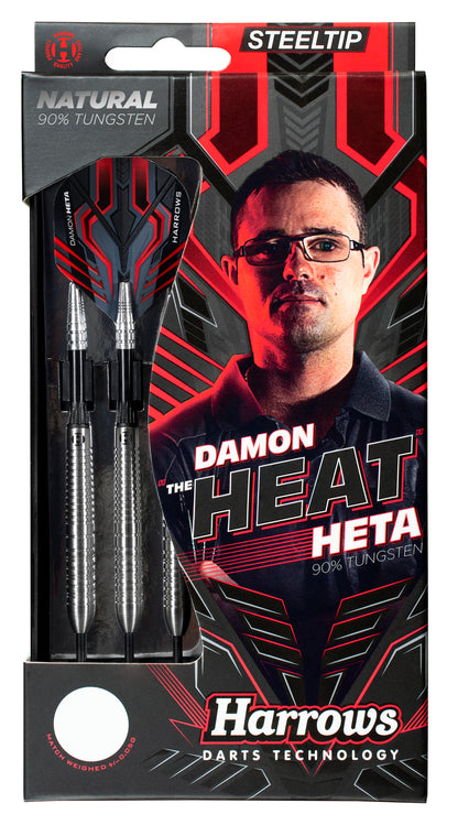 Harrows Damon Heta 90% Tungsten Natural Dart Set image 0