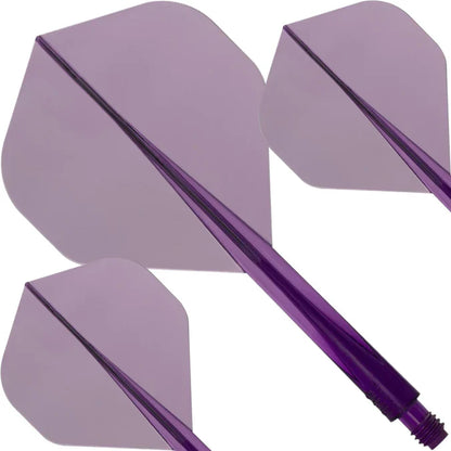 Condor AXE Clear Purple Standard Dart Flights