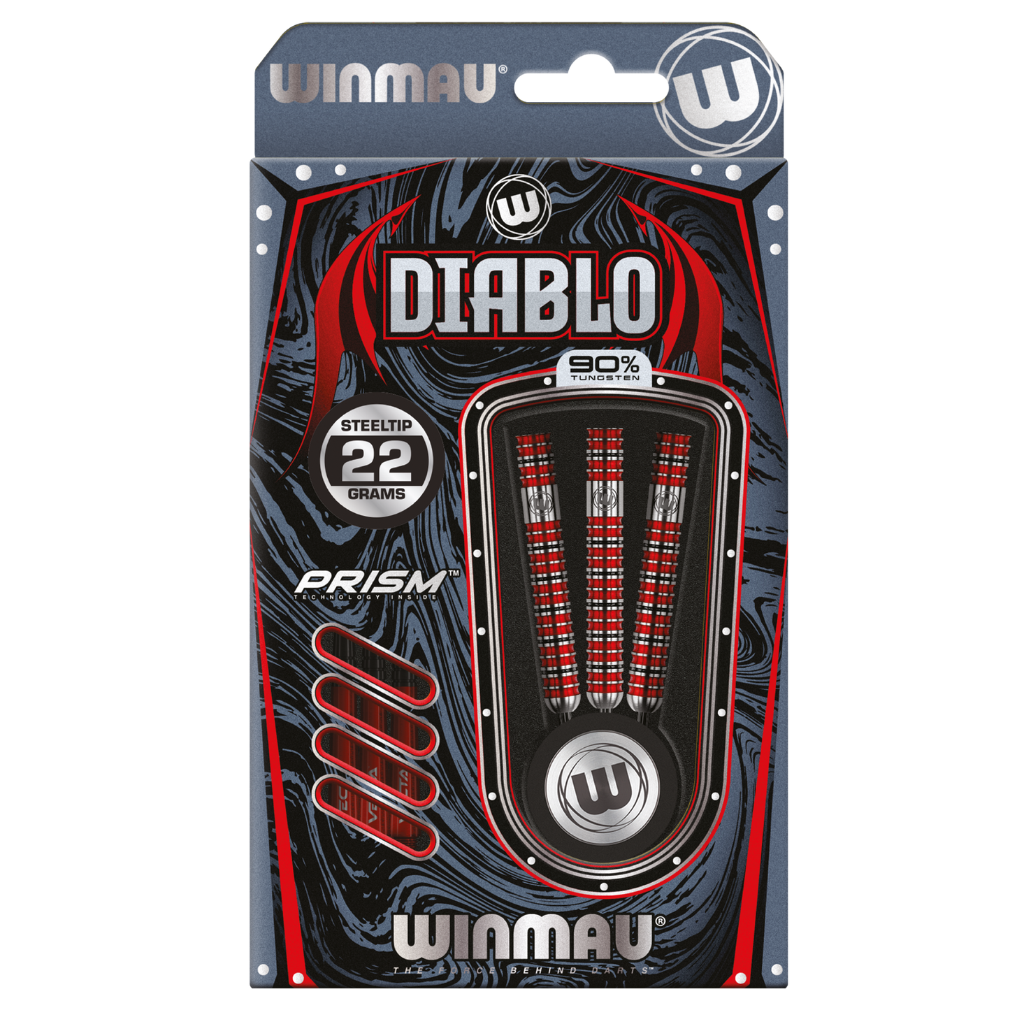 Winmau Diablo Parallel Steel Tip Dart Set image 2