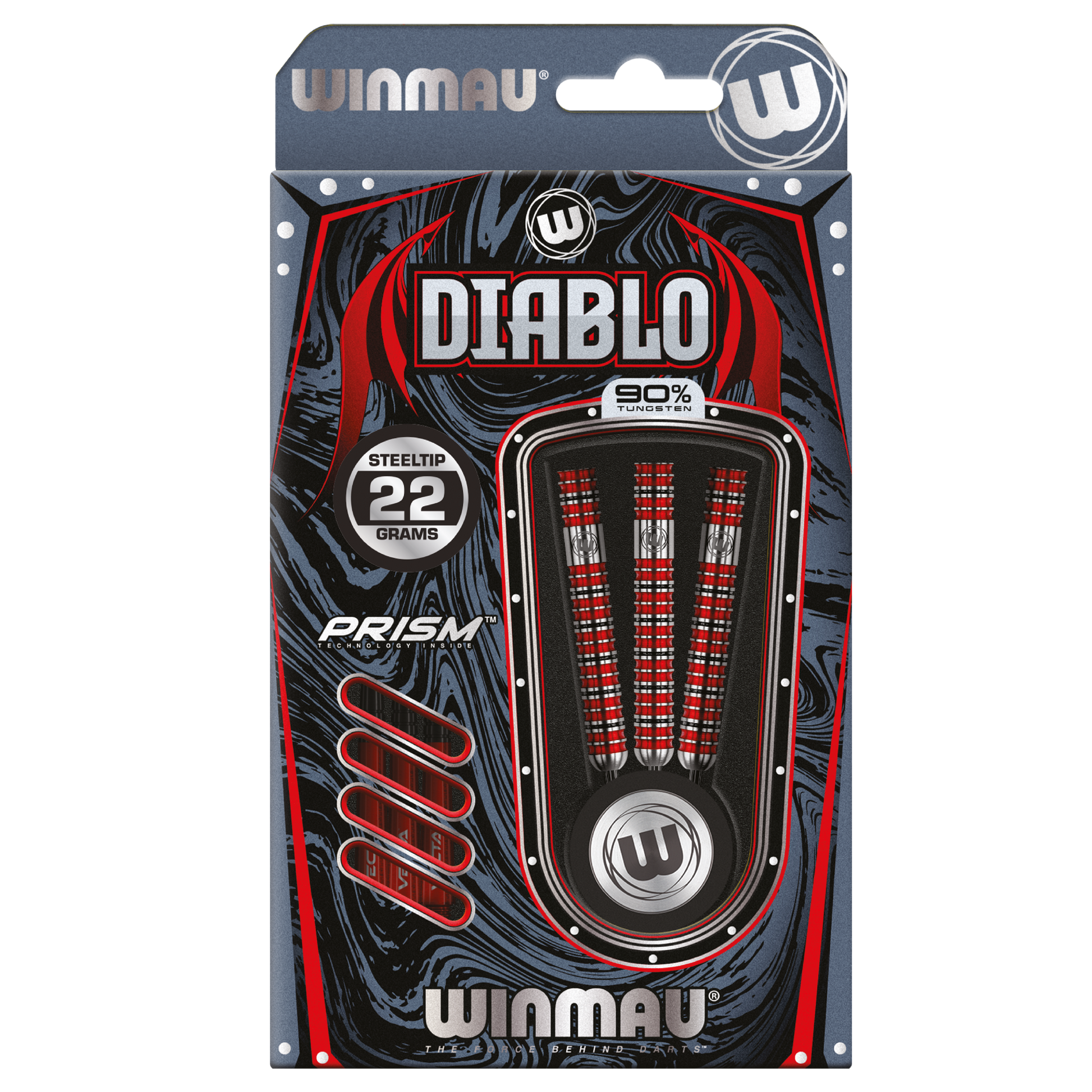Winmau Diablo Parallel Steel Tip Dart Set image 2