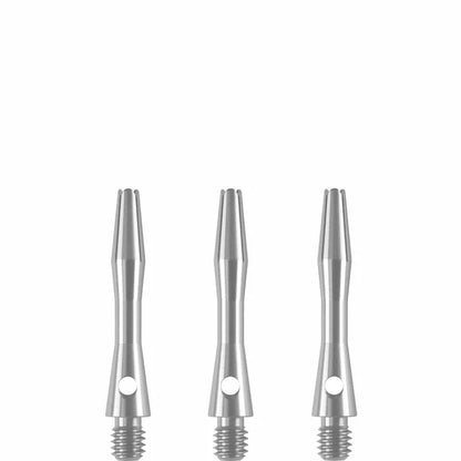 Designa Aluminium Silver Metal Dart Shaft Stem image 5