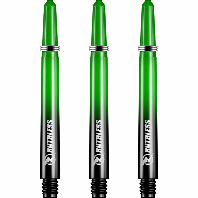 Ruthless Deflectagrip Plus Polycarbonate Green Dart Shaft Stem image 1