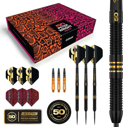 Red Dragon Peter Wright 50 Year Limited Edition Player Box Set