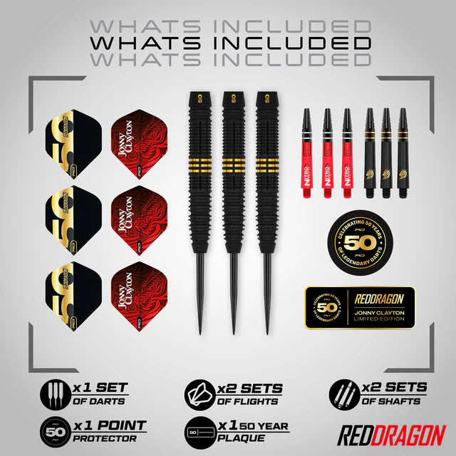 Red Dragon Jonny Clayton 50 Year Limited Edition Player Box Set