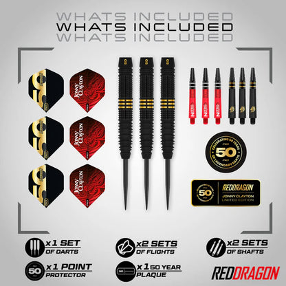 Red Dragon Jonny Clayton 50 Year Limited Edition Player Box Set