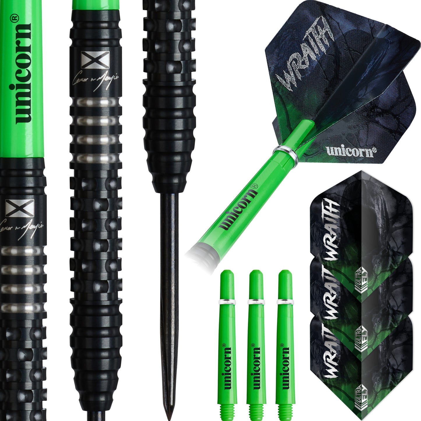 Unicorn Wraith Cameron Menzies 90% Tungsten Steel Tip Dart Set