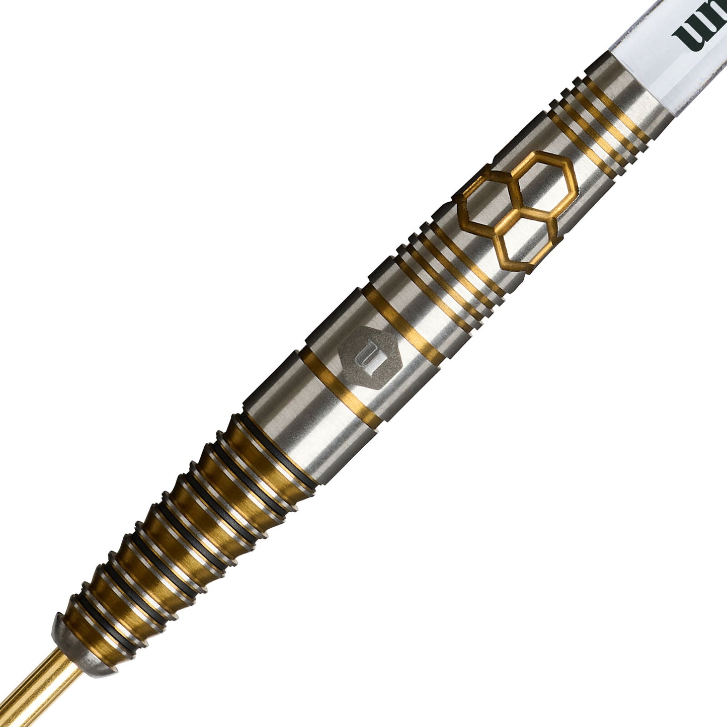 Unicorn Hexium 3 Gold & Black 90% Tungsten Steel Tip Dart Set