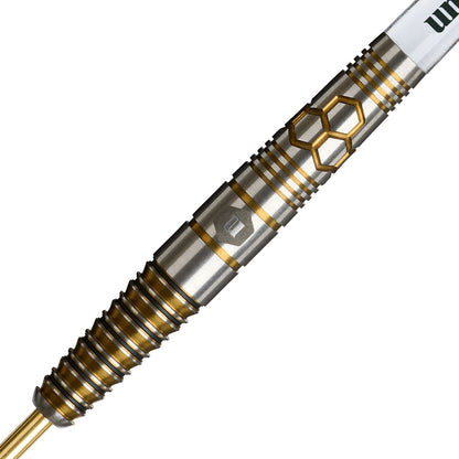 Unicorn Hexium 3 Gold & Black 90% Tungsten Steel Tip Dart Set