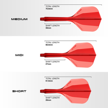 Harrows Solo Red No6 Integrated Flights & Shafts