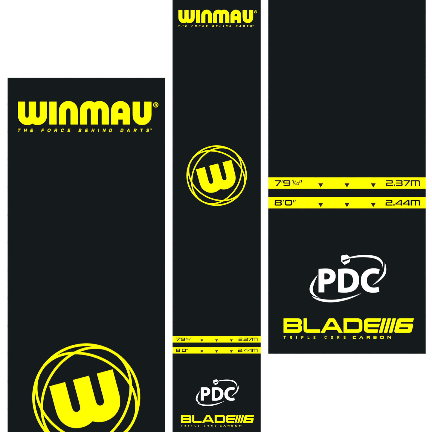 Winmau Pro Zone Essential PVC Dart Mat image 0