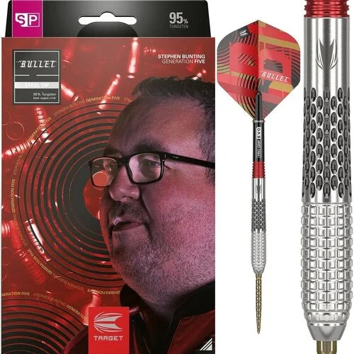 Target Stephen Bunting G5 95% Tungsten Swiss Point Steel Tip Dart Set image 0
