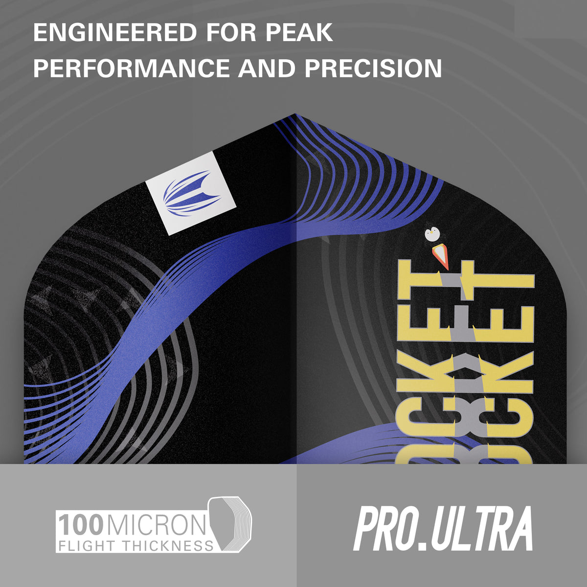 Target Justin Hood Pro.Ultra No2 Dart Flights (x3 Sets)