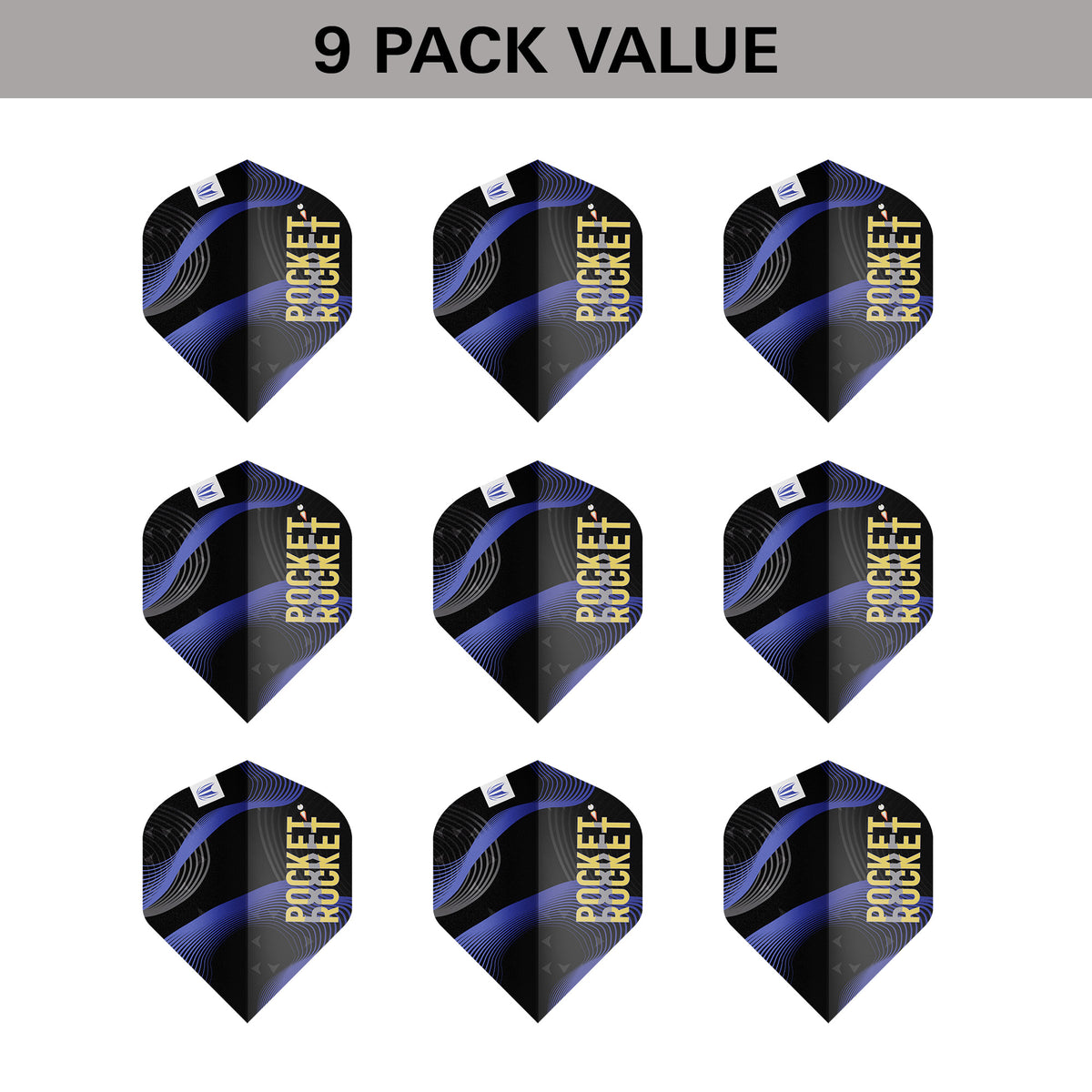 Target Justin Hood Pro.Ultra No2 Dart Flights (x3 Sets)