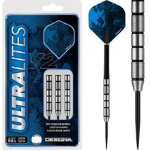 Designa Ultralites V2 M1 Twin Micro Grip 80% Tungsten Steel Tip Dart Set image 0