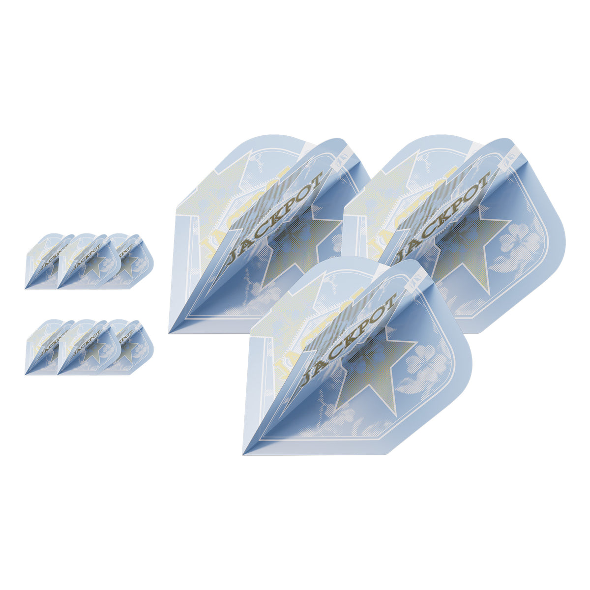 Target Adrian Lewis Showdown Pro.Ultra No6 Dart Flights (x3 Sets)