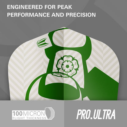 Target Charlie Manby Pro.Ultra No6 Dart Flights (x3 Sets)